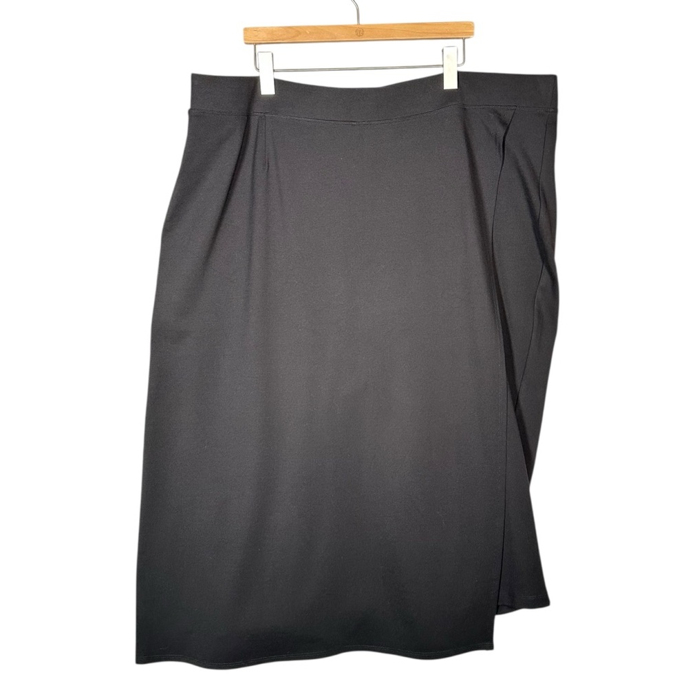 BETABRAND The Sassiest Pants Capris Midi Skirt Overlay in Black - Picture 10 of 14